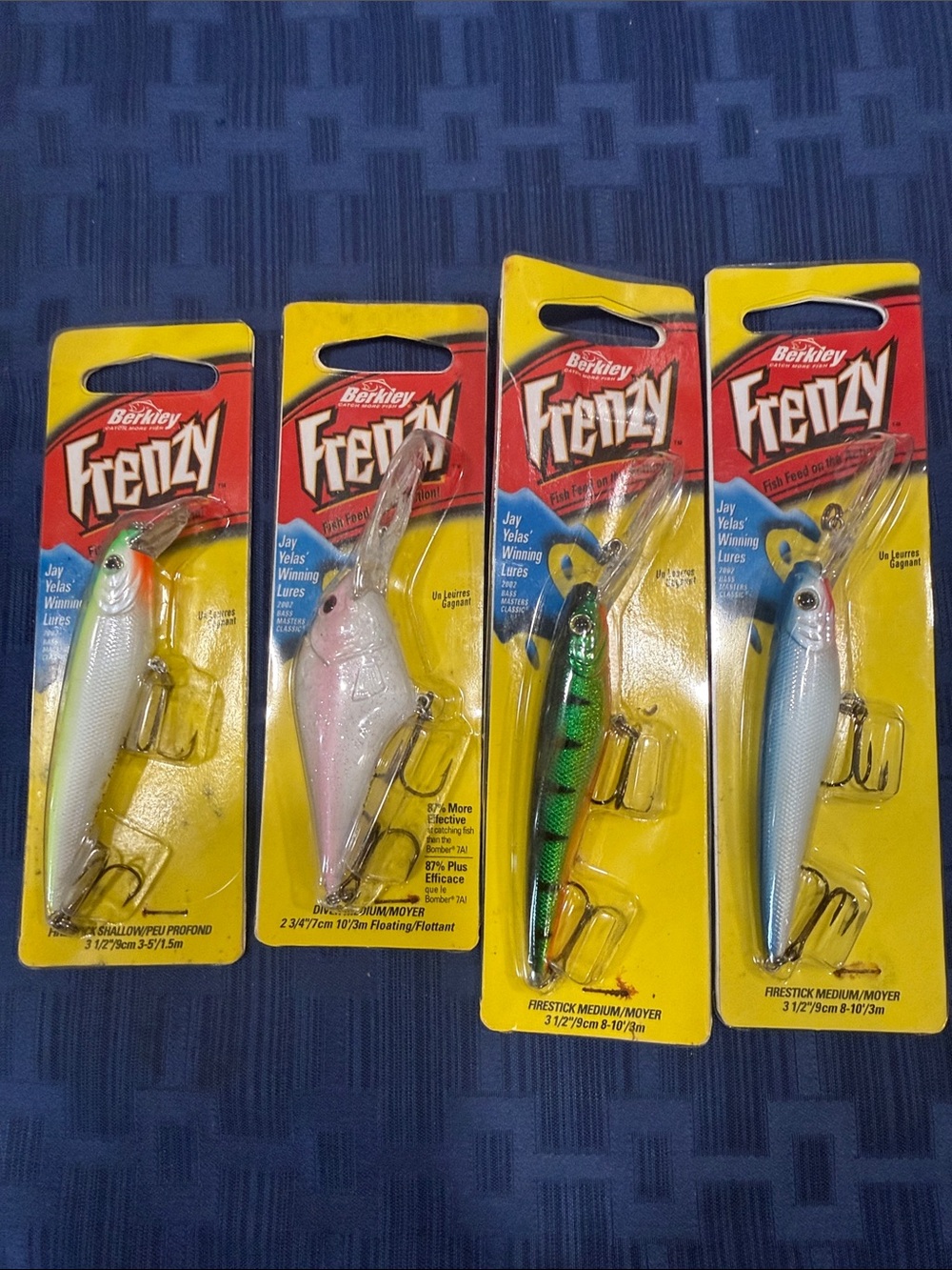 Berkley Frenzy Fish Lures in Packaging